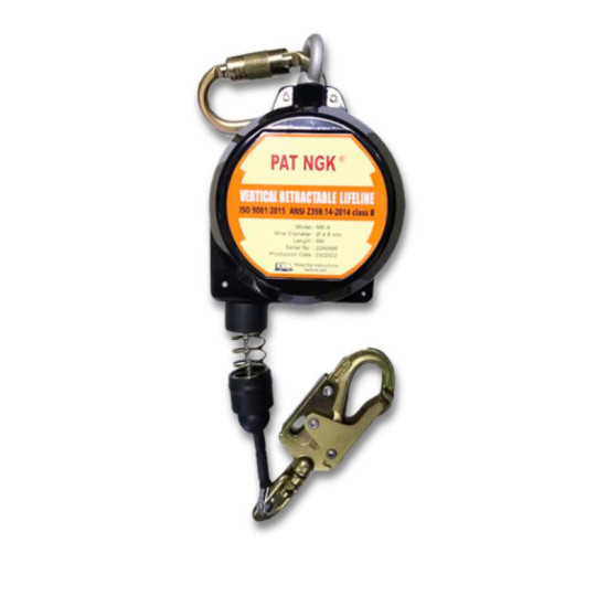 HE-6 RETRÁCTIL CABLE ACERO PAT NGK