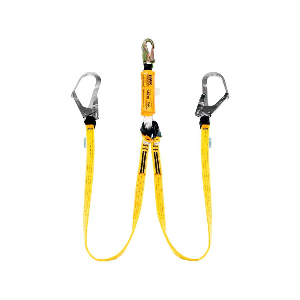 DN2G Línea de vida/conexión doble con amortiguador de caída