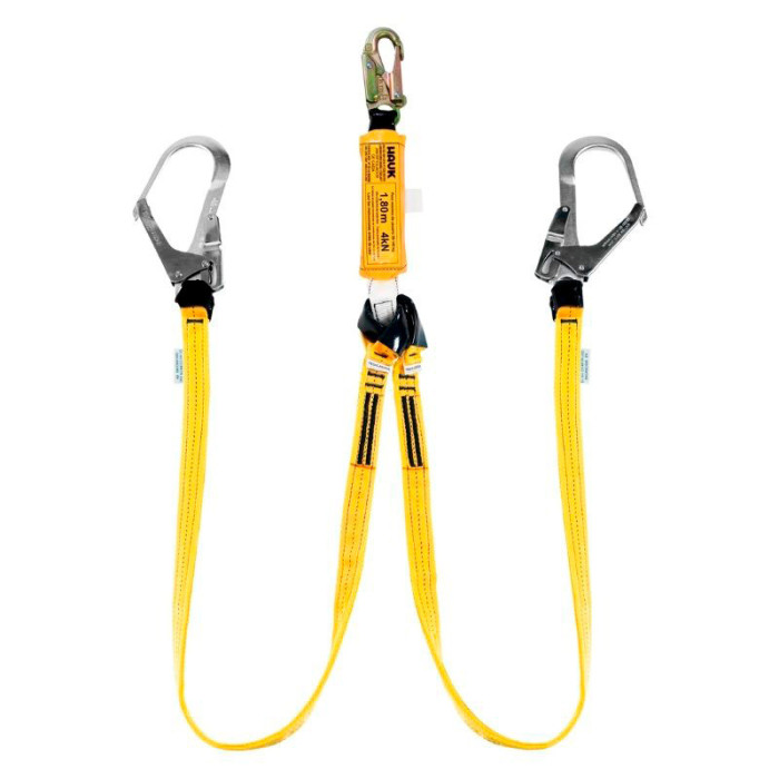 DN2G Línea de vida/conexión doble con amortiguador de caída