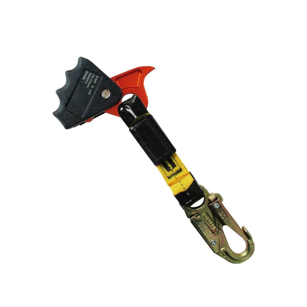 FA913F - XN025  Línea de conexión de 0,25 m con freno fijo para cuerda de 9 a 13 mm