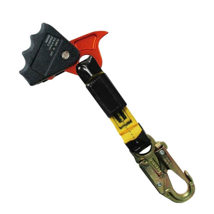 FA913F - XN025  Línea de conexión de 0,25 m con freno fijo para cuerda de 9 a 13 mm