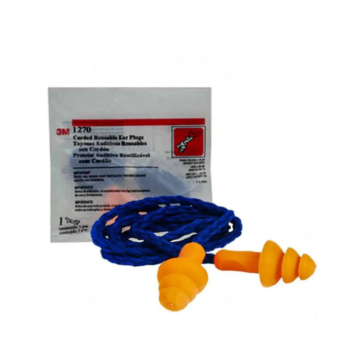 3M™ 1270 TAPÓN AUDITIVO CON  CORDÓN