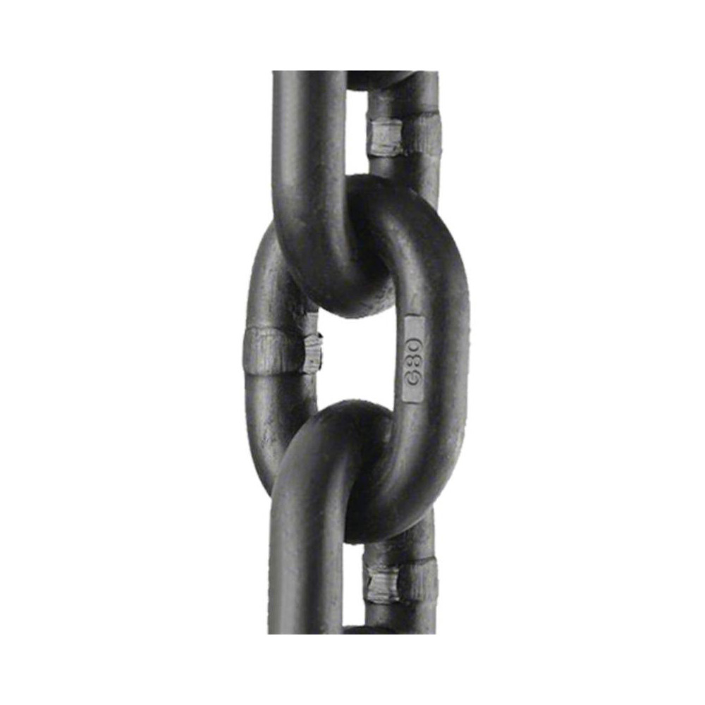 G°80 CADENA PARA IZAJE ACERO NEGRO FS 4:1