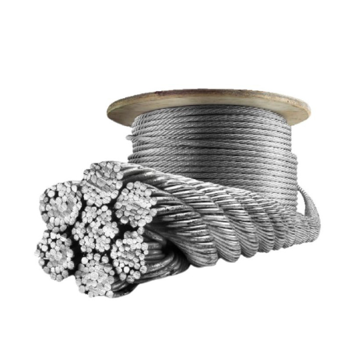 CON ALMA DE ACERO 6X19 GALVANIZADO / TIPO BOA