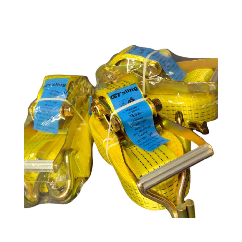 FAJA RACHET C/GANCHO GARRA  2",3", 4" X 9M