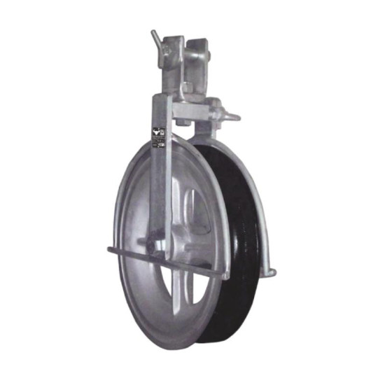 POLEA DE ALUMINIO VULCANIZADO P/TENDIDO