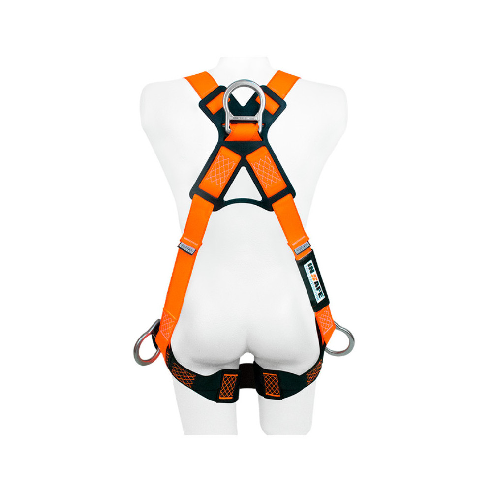 IN 8004 Arnés en X de liniero, 4 argollas