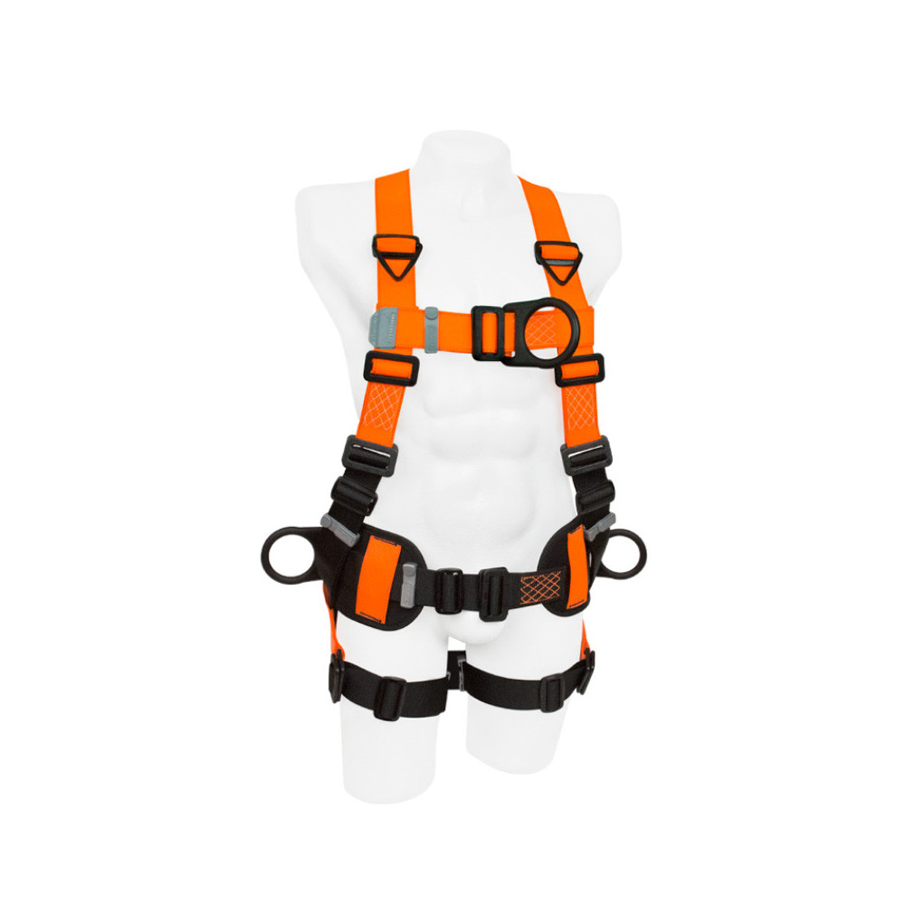 IN 8009-1MHL Arnés 4 Argollas en H Dieléctrico LIGHT con Soporte Lumbar