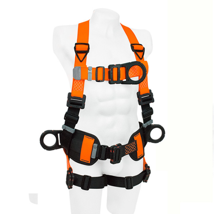 IN 8009-1MH Arnés en H, 4 argollas dieléctrico con soporte lumbar
