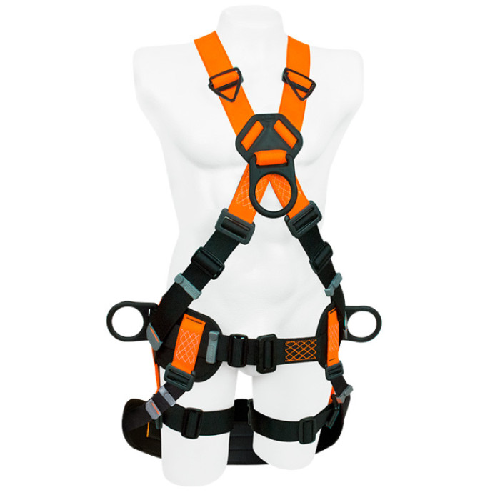 IN 8009-1ML-A Arnés 4 Argollas Dieléctrico LIGHT con Soporte Lumbar con Asentadera